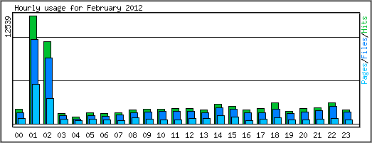 Hourly usage