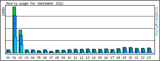 Hourly usage