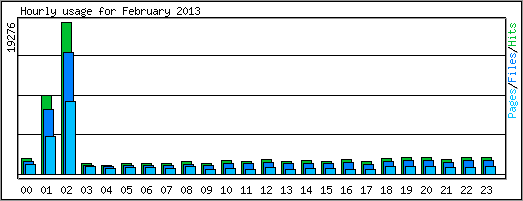 Hourly usage