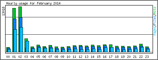 Hourly usage