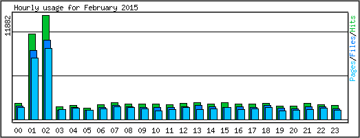 Hourly usage
